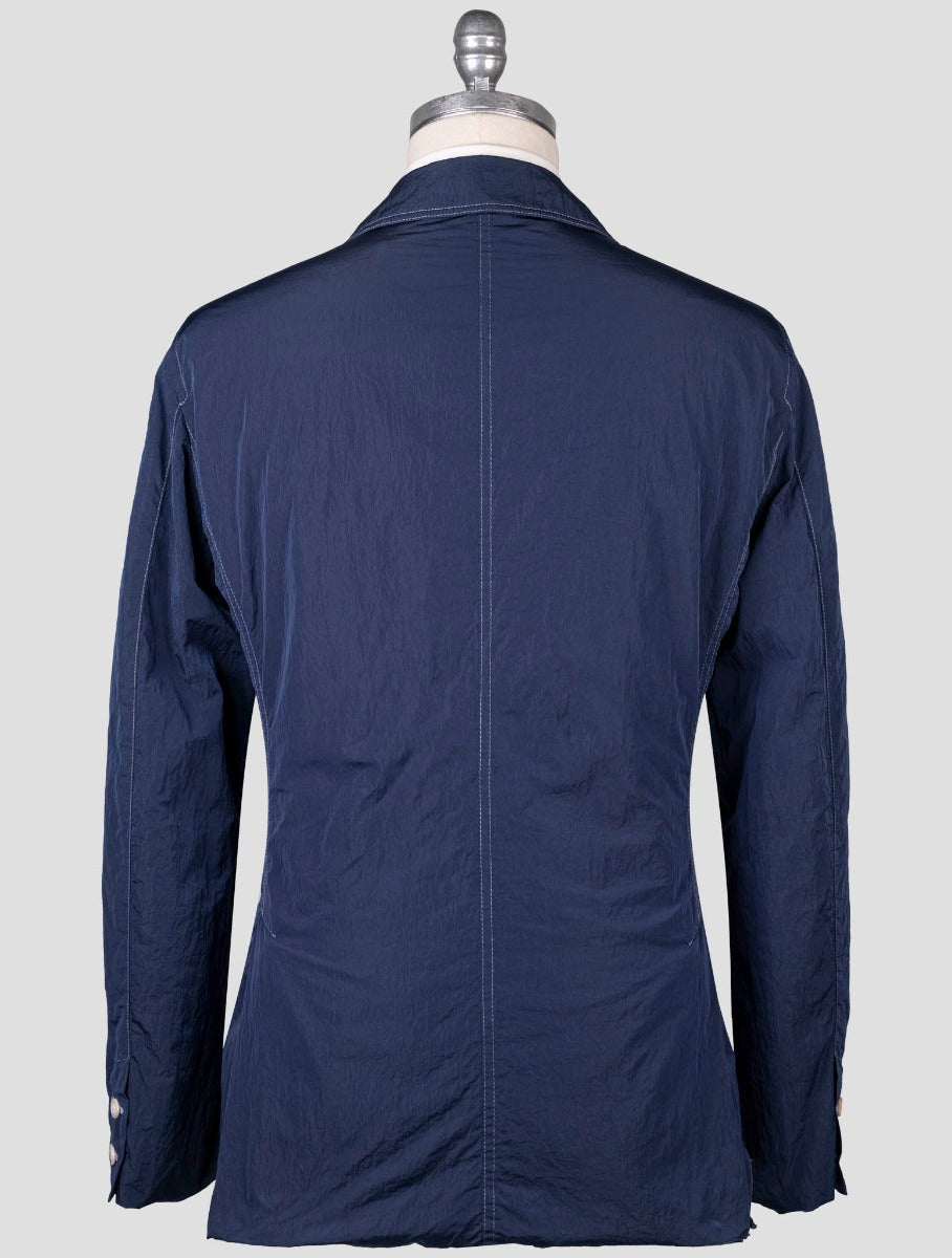 Isaia Blue Polyamide Coat