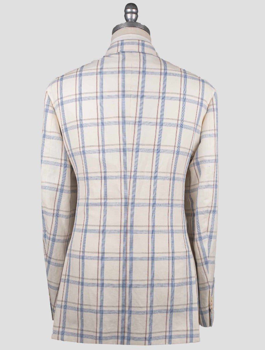 Isaia Multicolor Linen Cotton Blazer