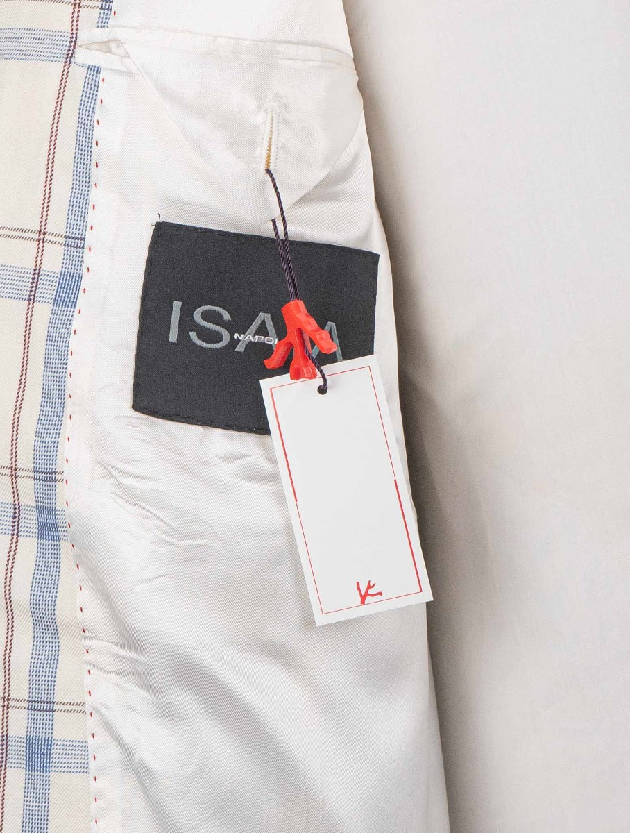 Isaia Multicolor Linen Cotton Blazer
