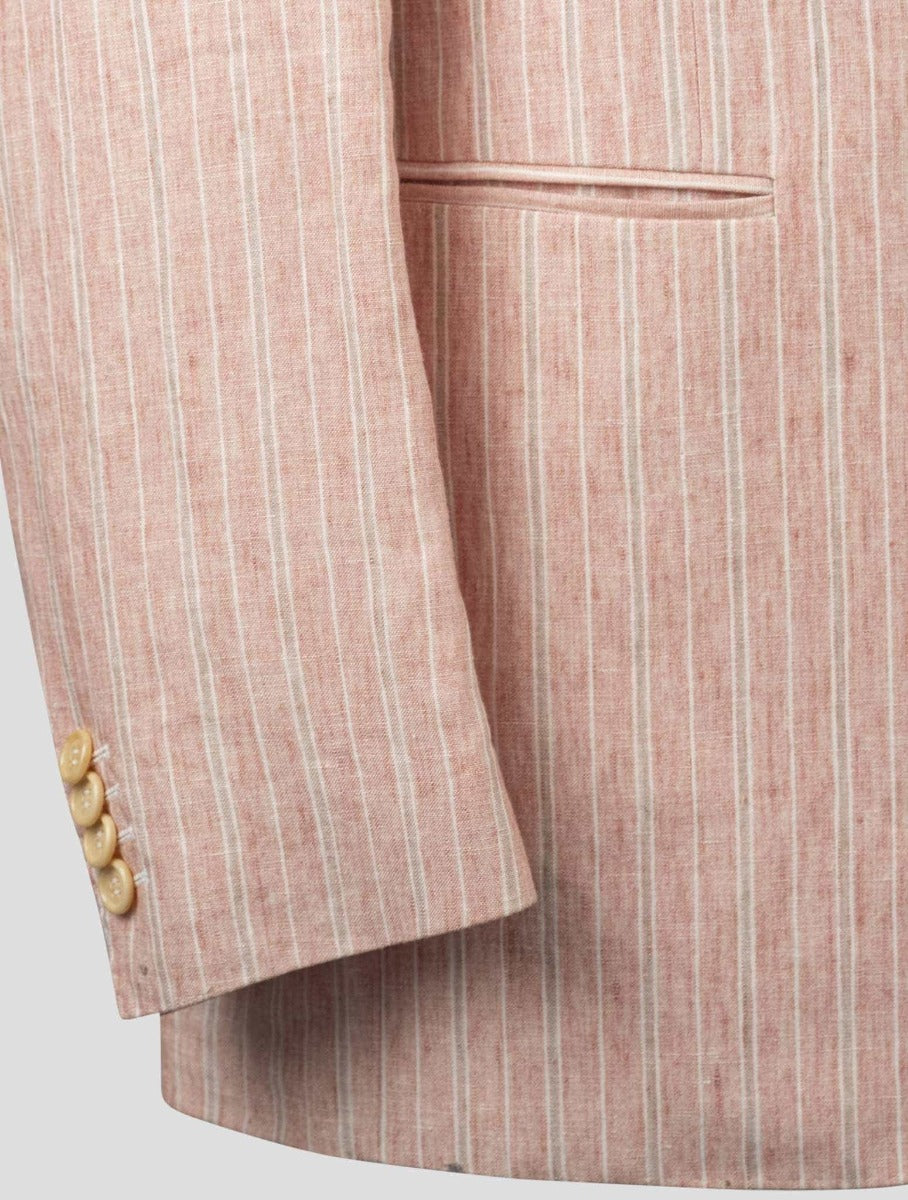 Isaia Multicolor Linen Blazer