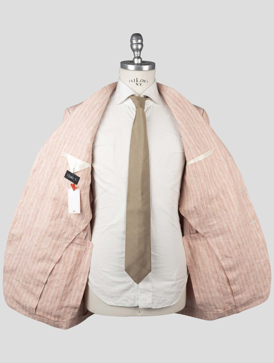 Isaia Multicolor Linen Blazer