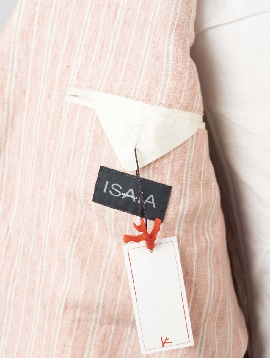 Isaia Multicolor Linen Blazer