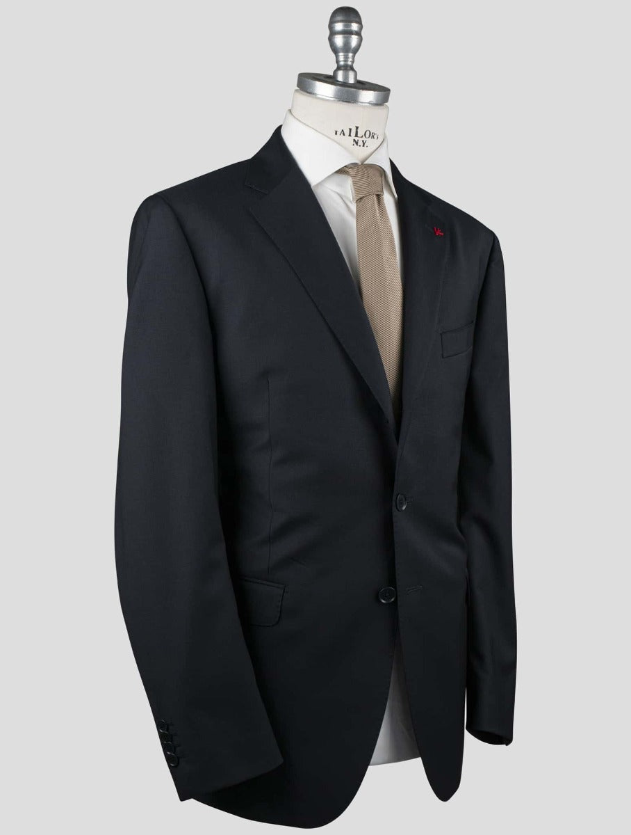 Isaia Blue Wool Blazer
