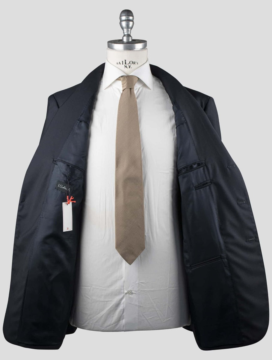Isaia Blue Wool Blazer