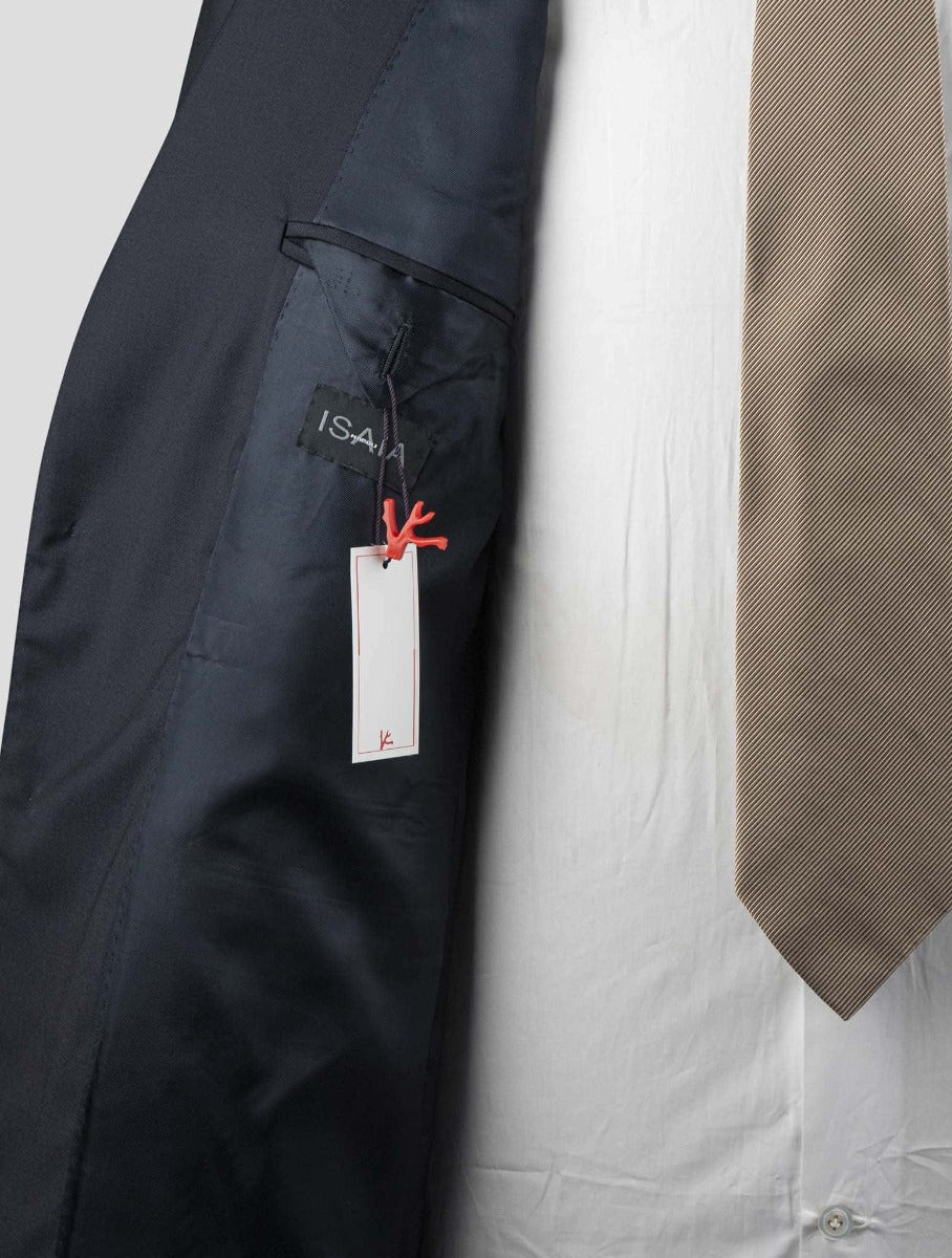 Isaia Blue Wool Blazer