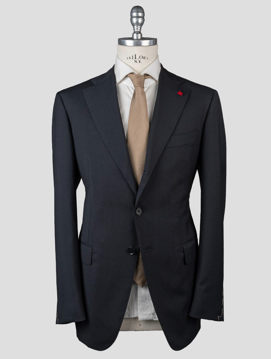 Isaia Brown Wool Linen Blazer