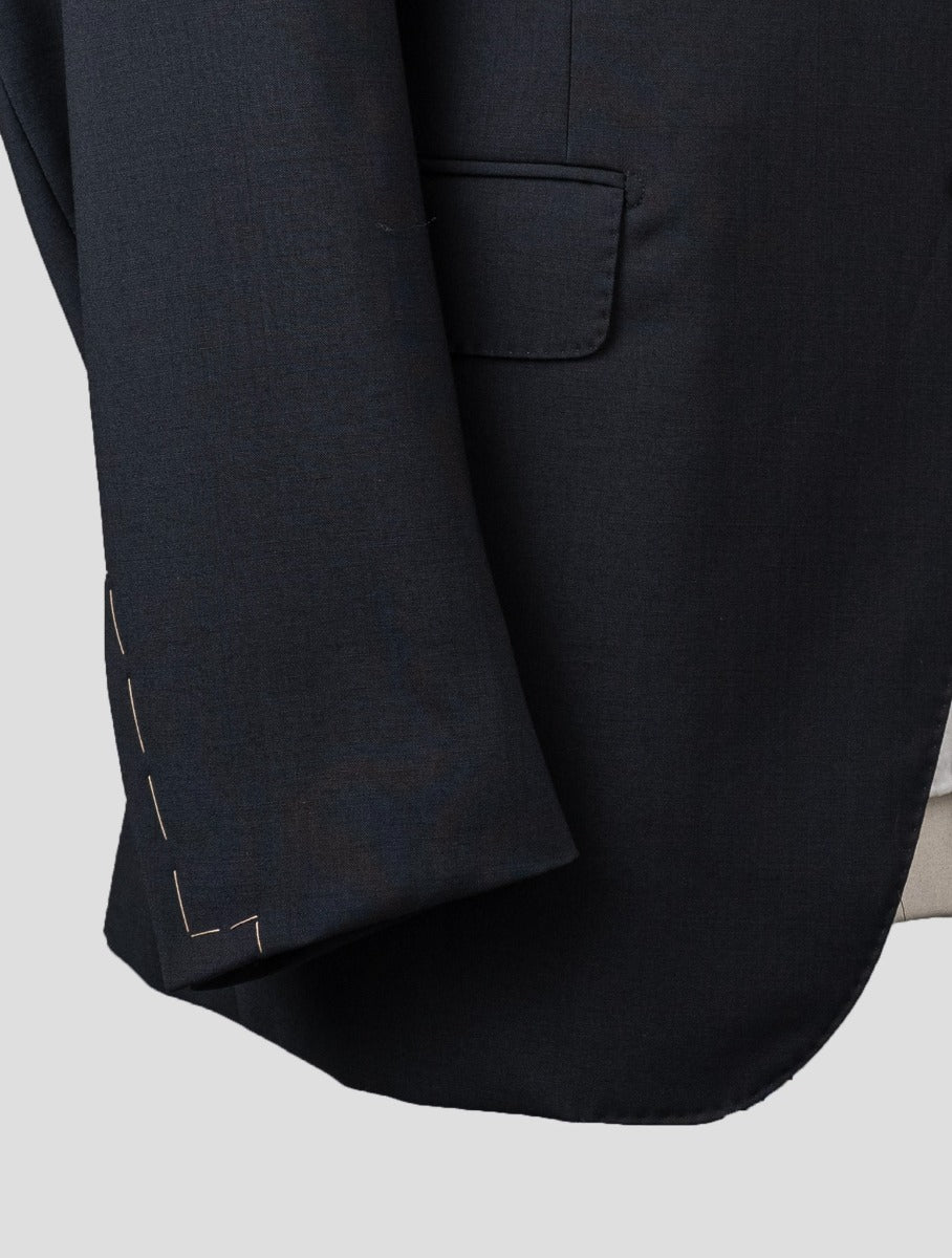 Isaia Brown Wool Linen Blazer