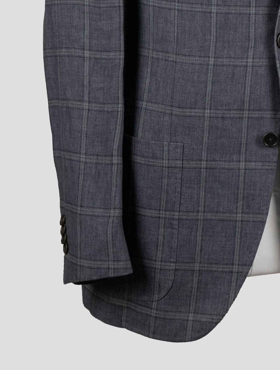 Isaia Multicolor Linen Blazer
