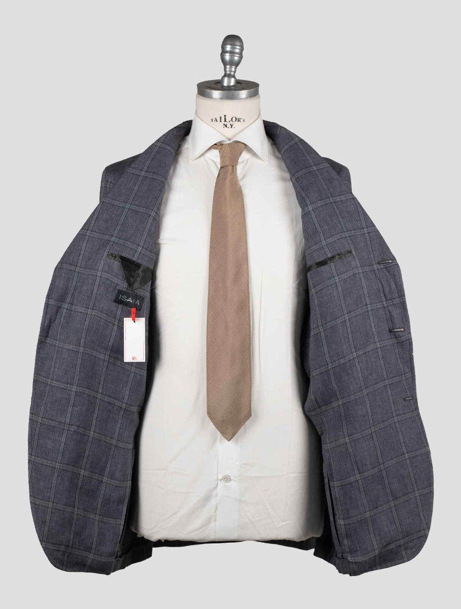 Isaia Multicolor Linen Blazer
