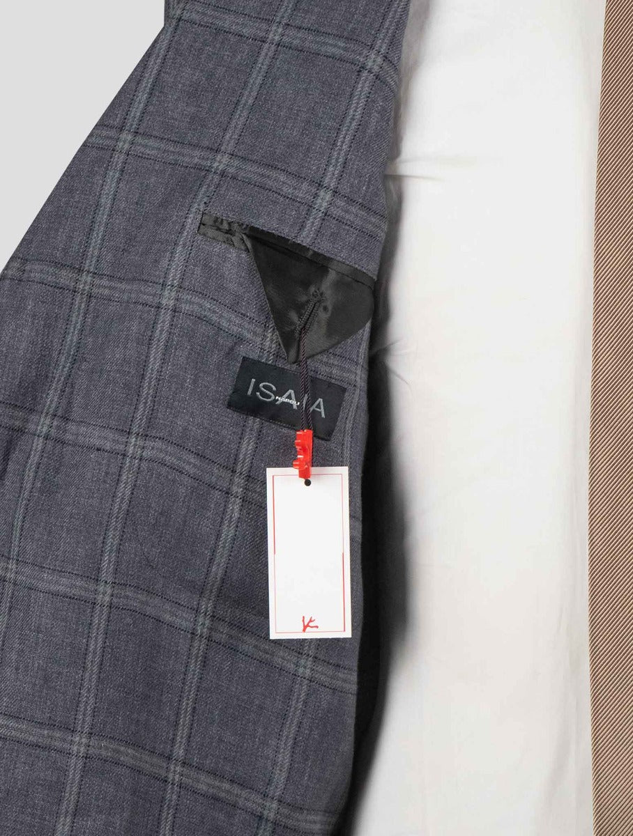 Isaia Multicolor Linen Blazer