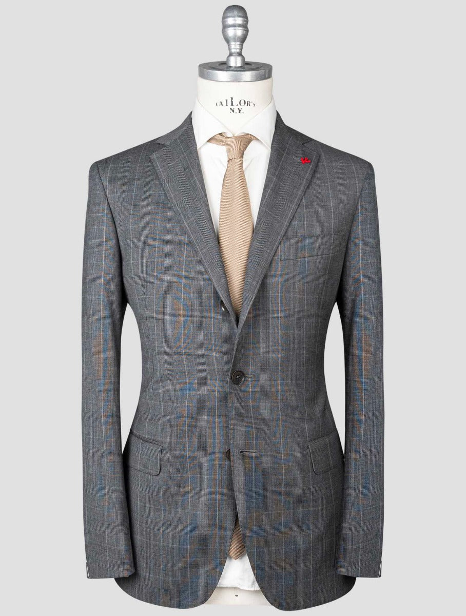 Isaia Gray Virgin Wool Suit