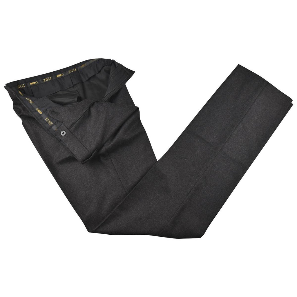 Zilli Zilli Gray Cashmere Dress Pants Gray 001