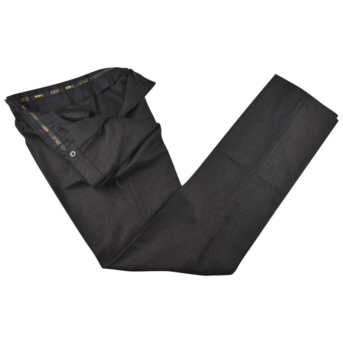 Zilli Zilli Gray Cashmere Dress Pants Gray 001