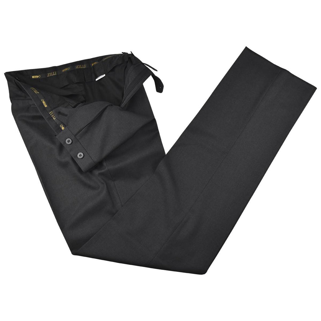 Zilli Zilli Gray Wool 180'S Dress Pants Gray 001