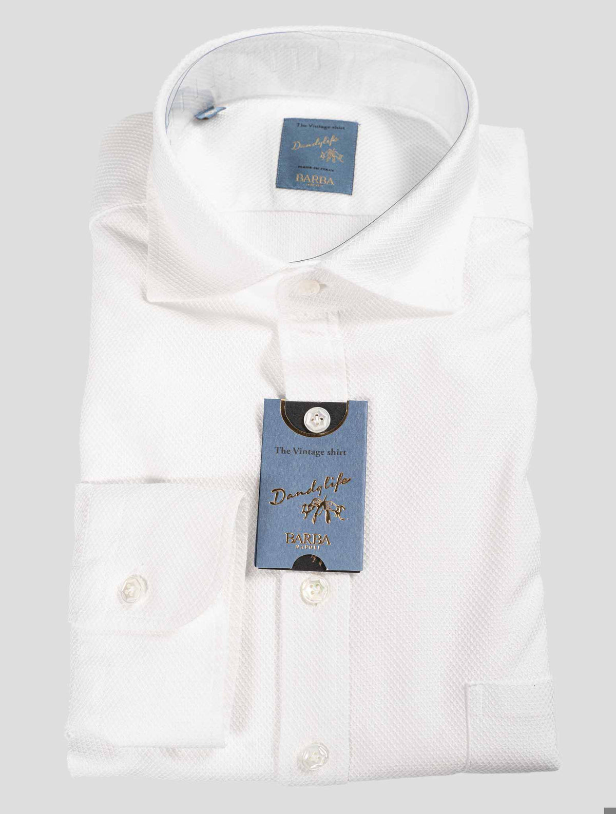 Barba Napoli Barba Napoli White Cotton Polo White 000