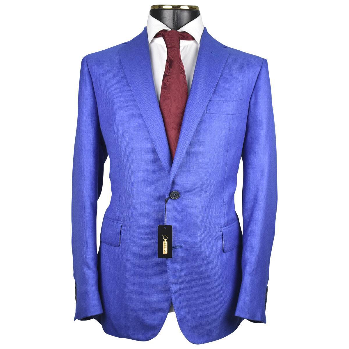 Zilli Blue Silk Cashmere Blazer
