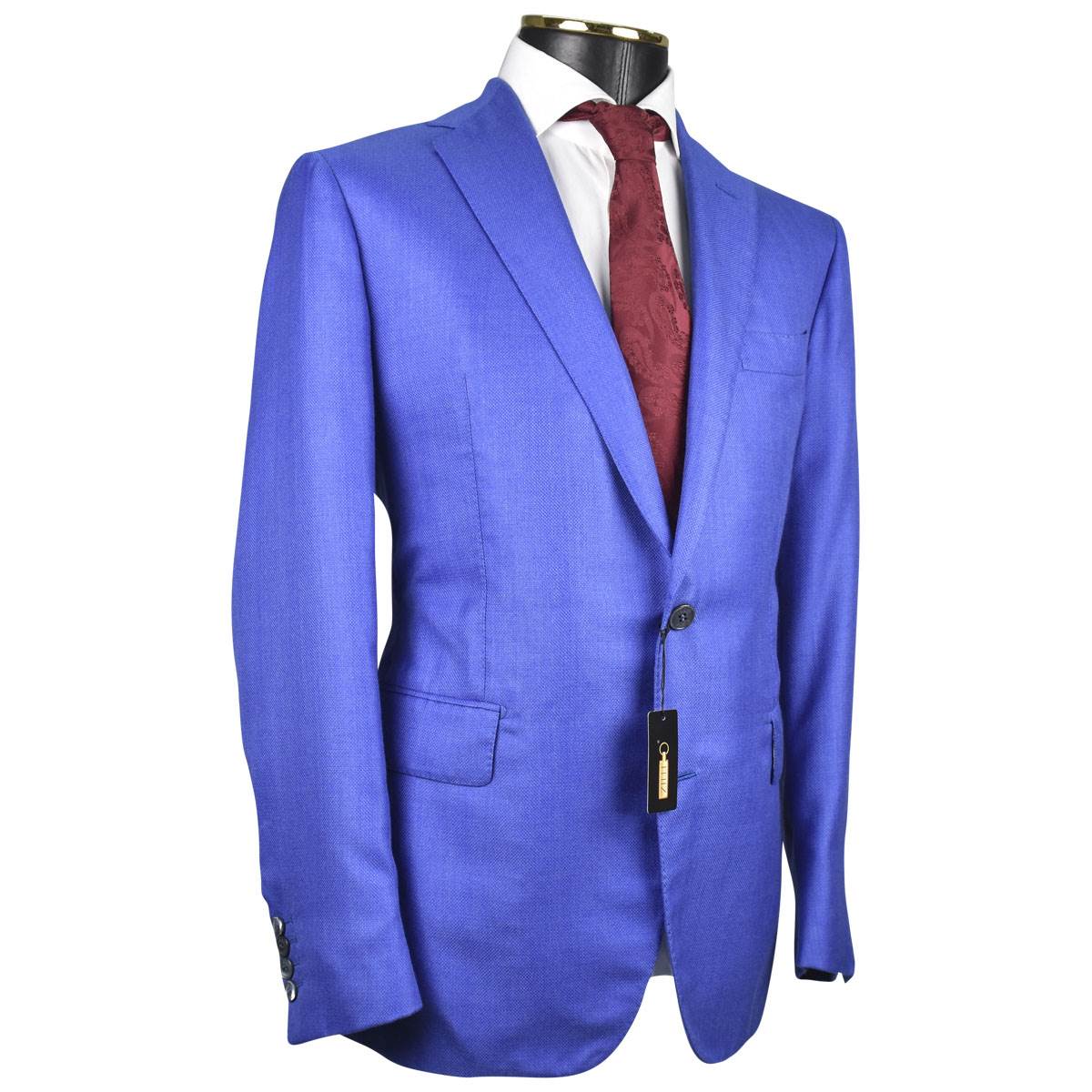 Zilli Zilli Blue Silk Cashmere Blazer Blue 001
