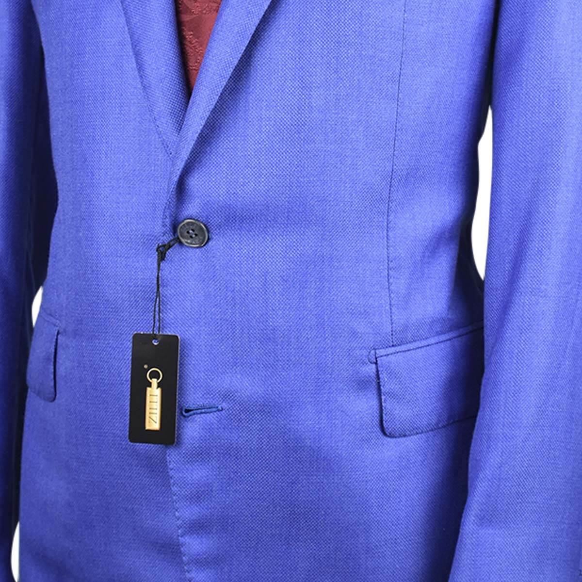 Zilli Blue Silk Cashmere Blazer
