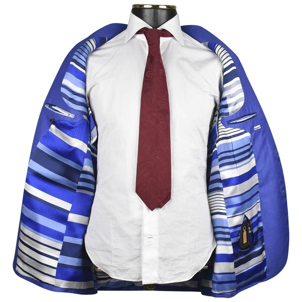 Zilli Blue Silk Cashmere Blazer