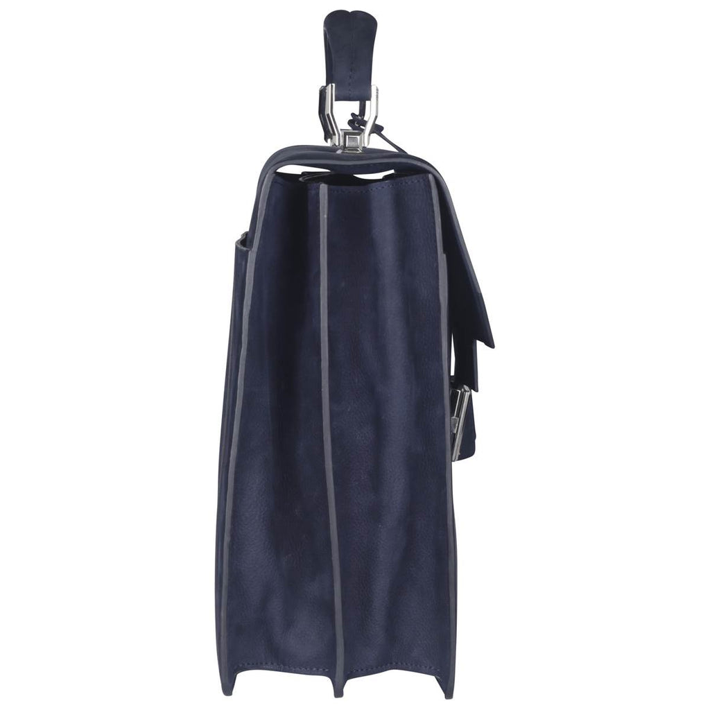 Zilli Blue Calfskin Briefcase