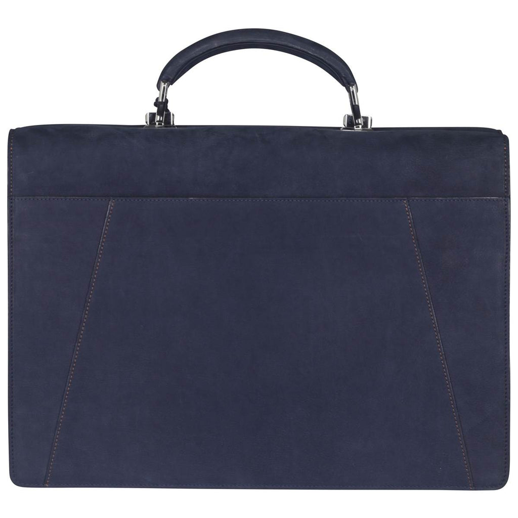 Zilli Blue Calfskin Briefcase
