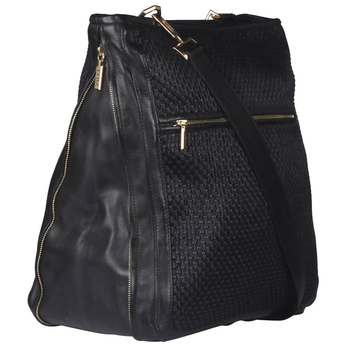 Zilli Zilli Black Calfskin Messenger Bag Black 001