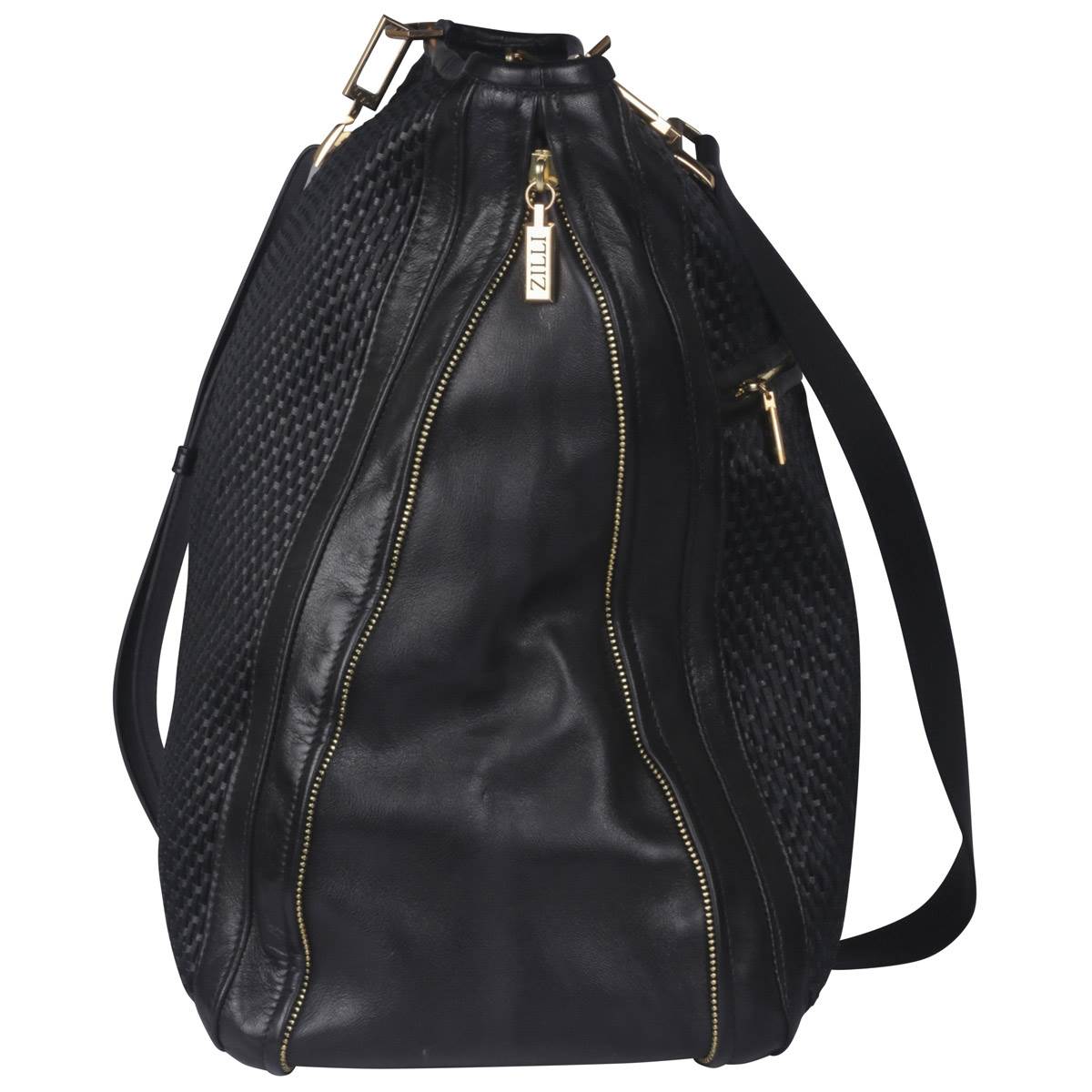Zilli Black Calfskin Messenger Bag
