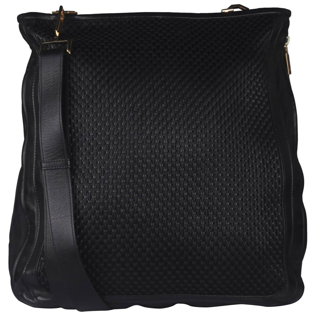 Zilli Black Calfskin Messenger Bag