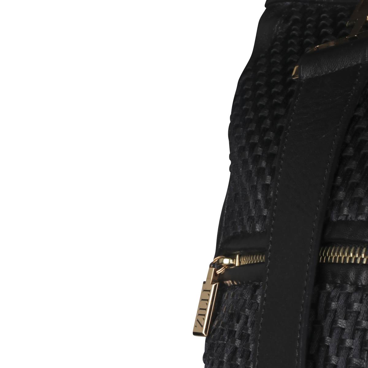 Zilli Black Calfskin Messenger Bag