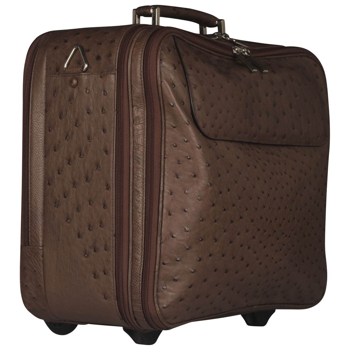 Zilli Zilli Brown Ostrich Mini Trolley Brown 001
