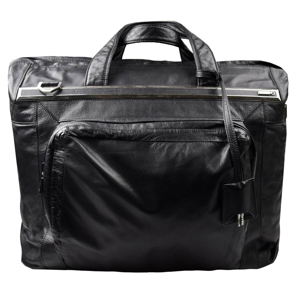 Zilli Zilli Black Leather Briefcase Black 000