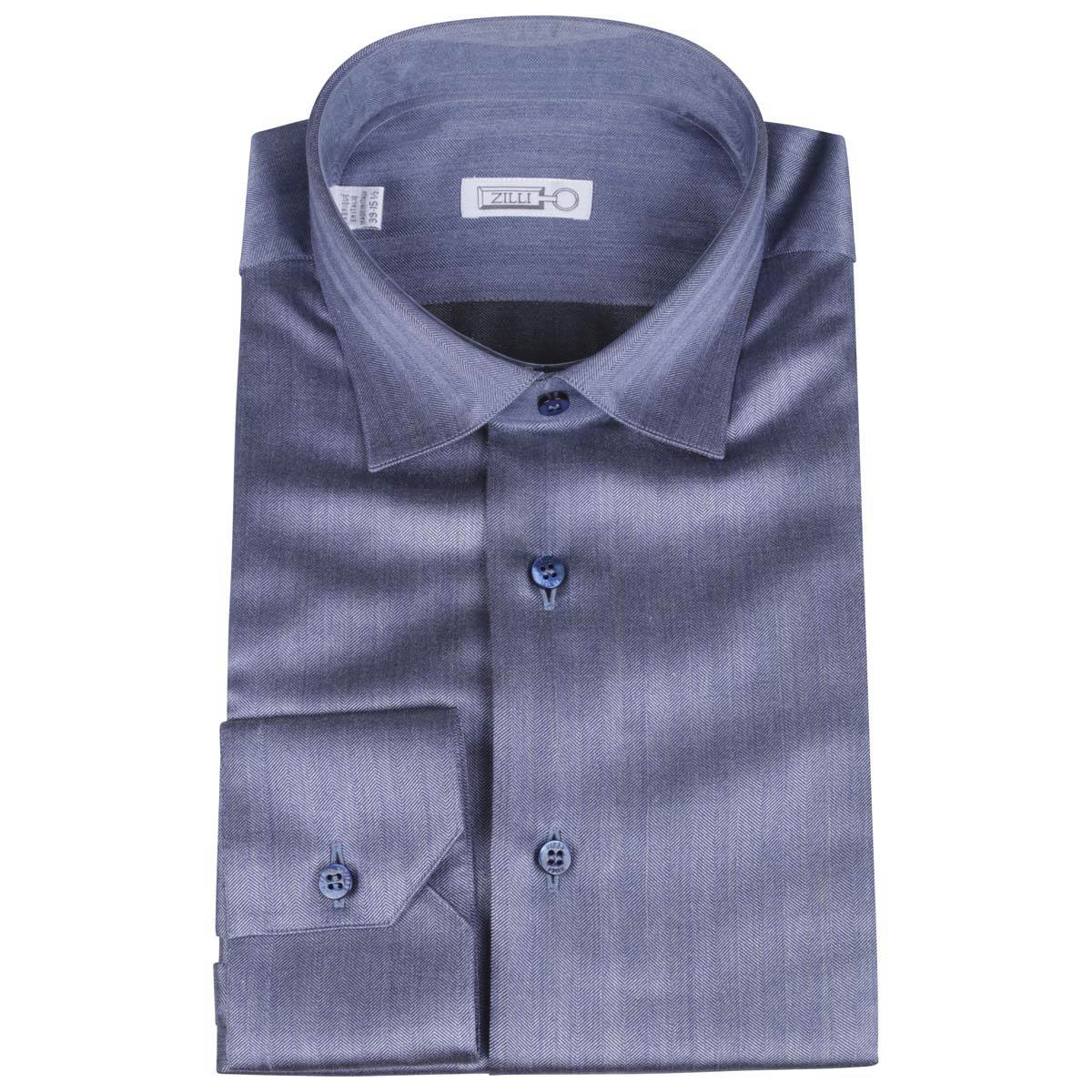 Zilli ZILLI Blue Silk Shirt Blue 000