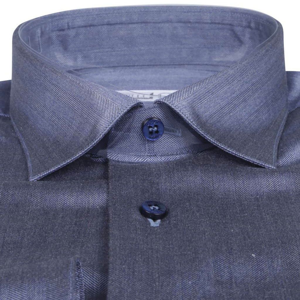 ZILLI Blue Silk Shirt