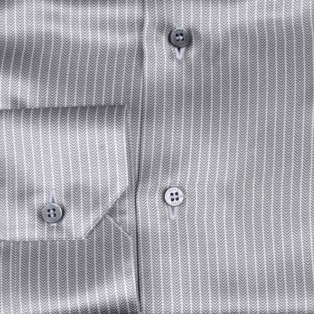 ZILLI Gray Silk Shirt