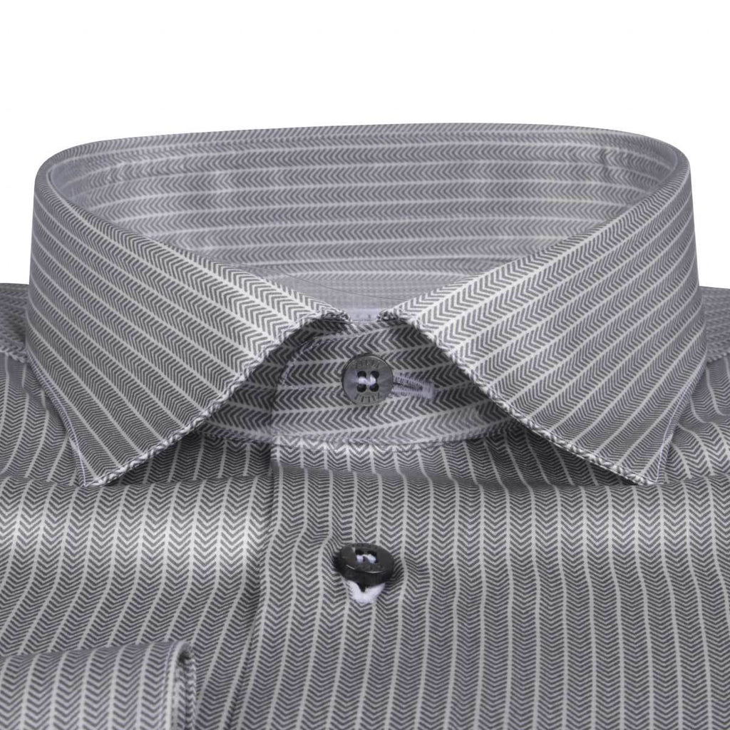 ZILLI Gray Silk Shirt