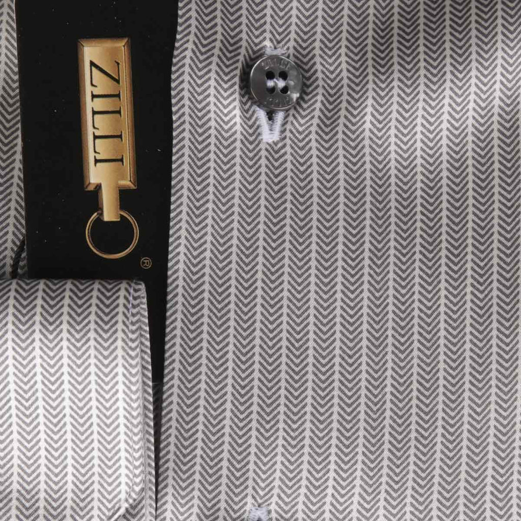 Zilli ZILLI Gray Silk Shirt Gray 001