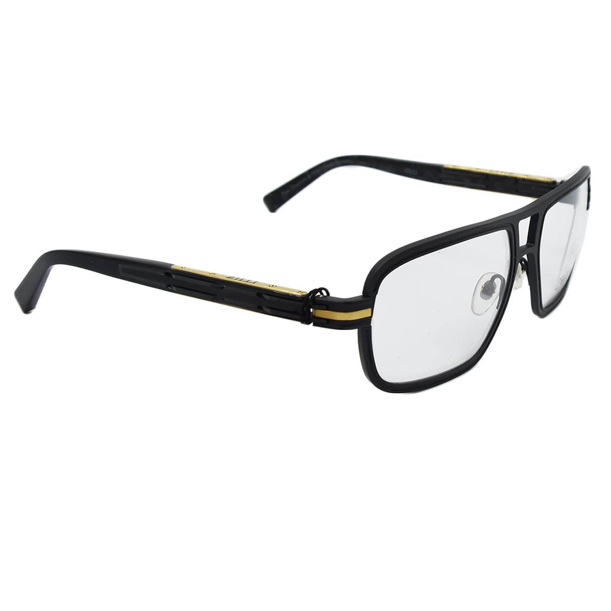 Zilli ZILLI Black Titanium Acetate Sunglasses Black 001