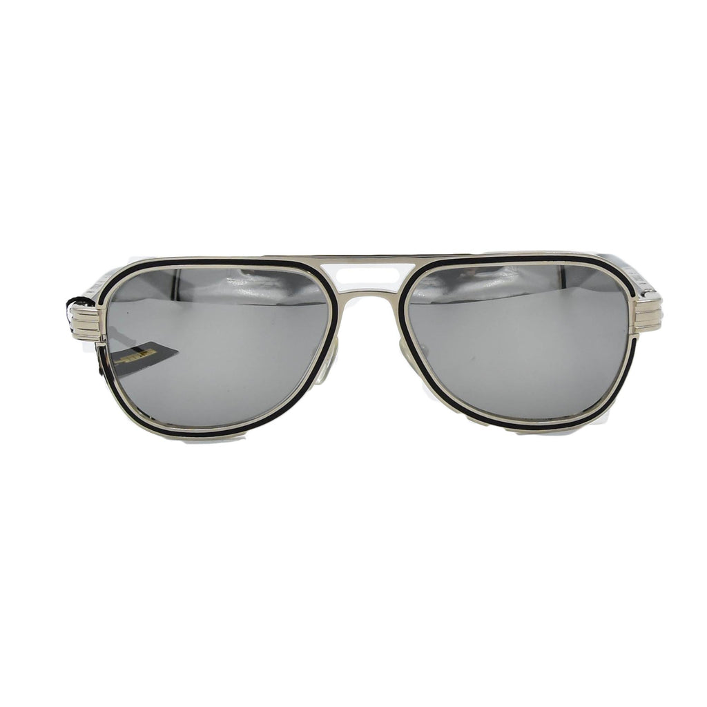 ZILLI Silver Titanium Acetate Sunglasses