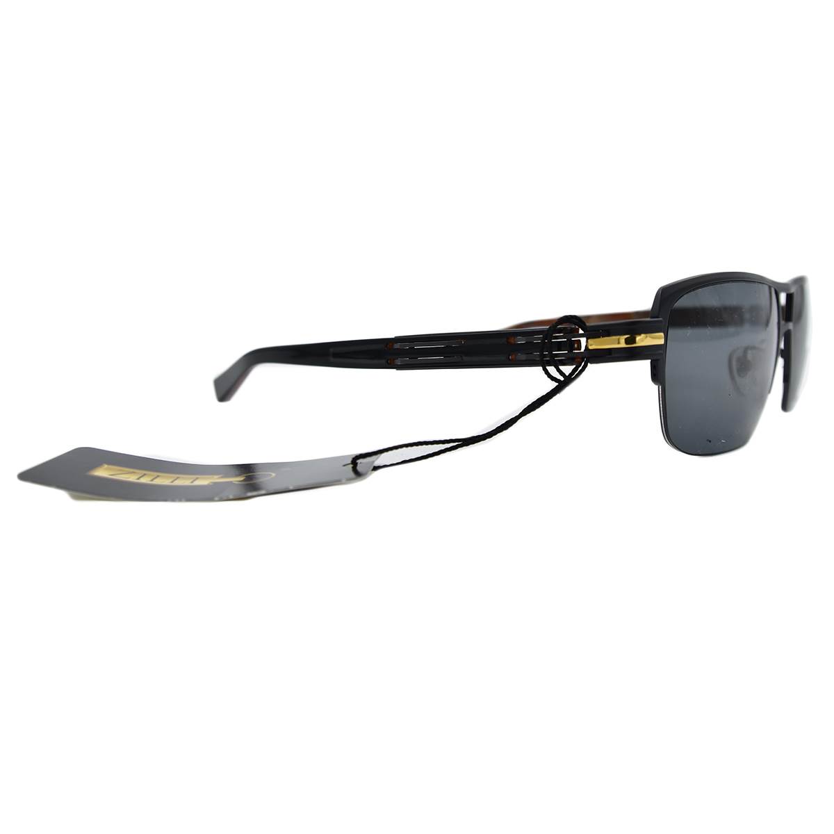 ZILLI Black Titanium Acetate Sunglasses