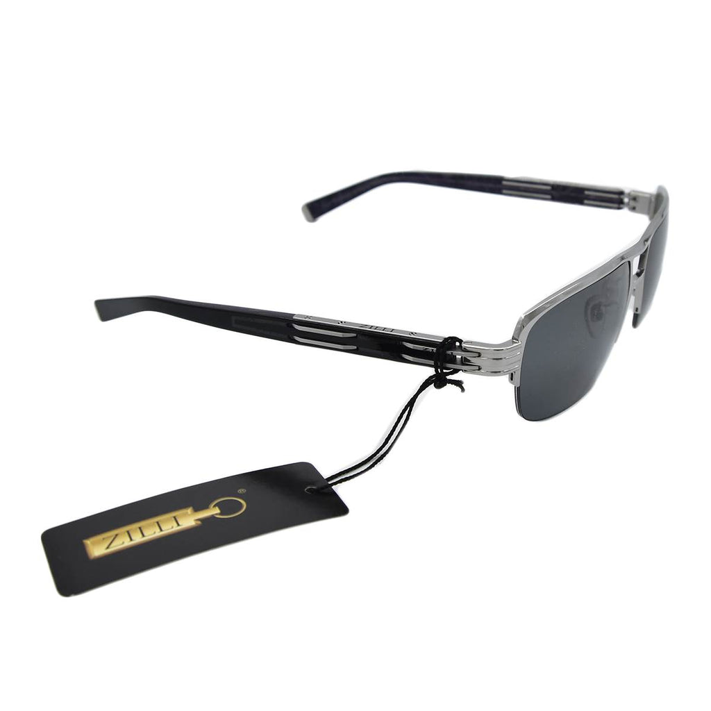 Zilli ZILLI Silver Titanium Acetate Sunglasses Silver 001