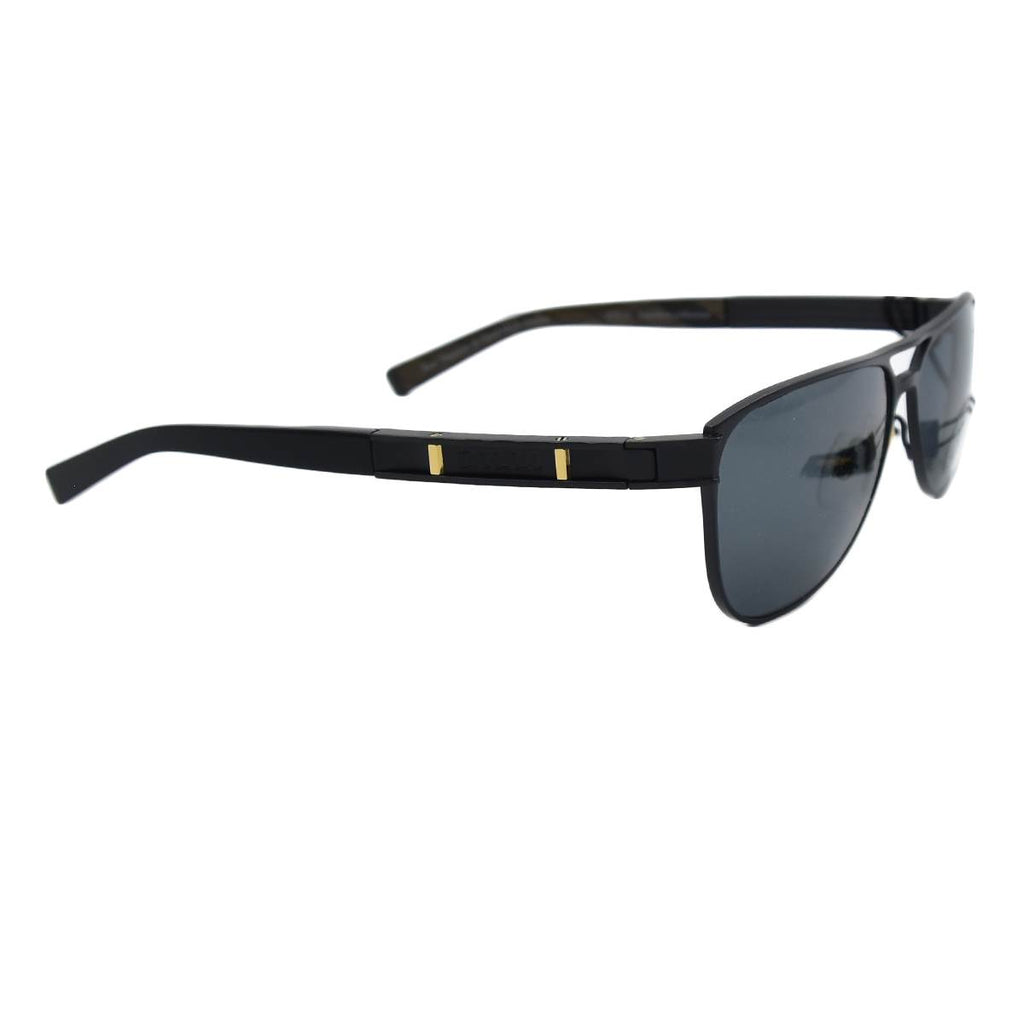 Zilli ZILLI Black Titanium Acetate Sunglasses Black 001