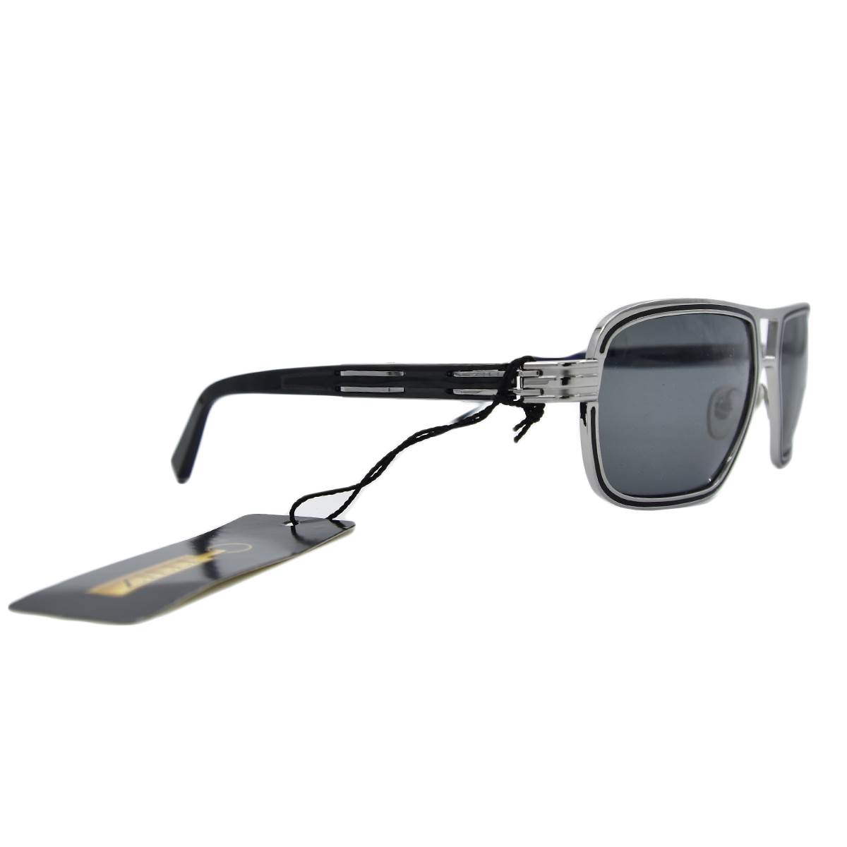 ZILLI Silver Titanium Acetate Sunglasses