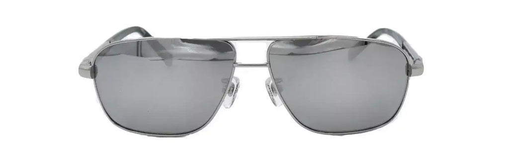 Zilli ZILLI Silver Titanium Acetate Sunglasses Silver 000