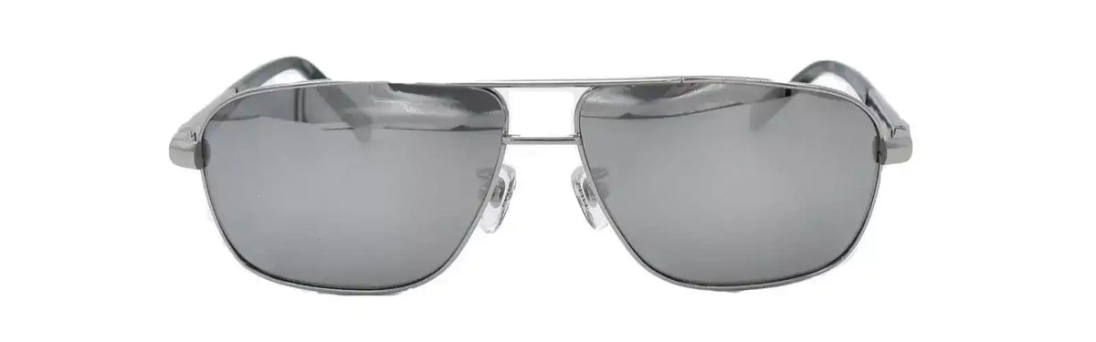 Zilli ZILLI Silver Titanium Acetate Sunglasses Silver 000