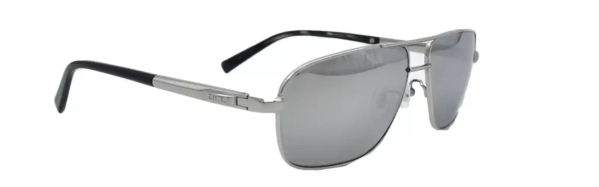 Zilli ZILLI Silver Titanium Acetate Sunglasses Silver 001