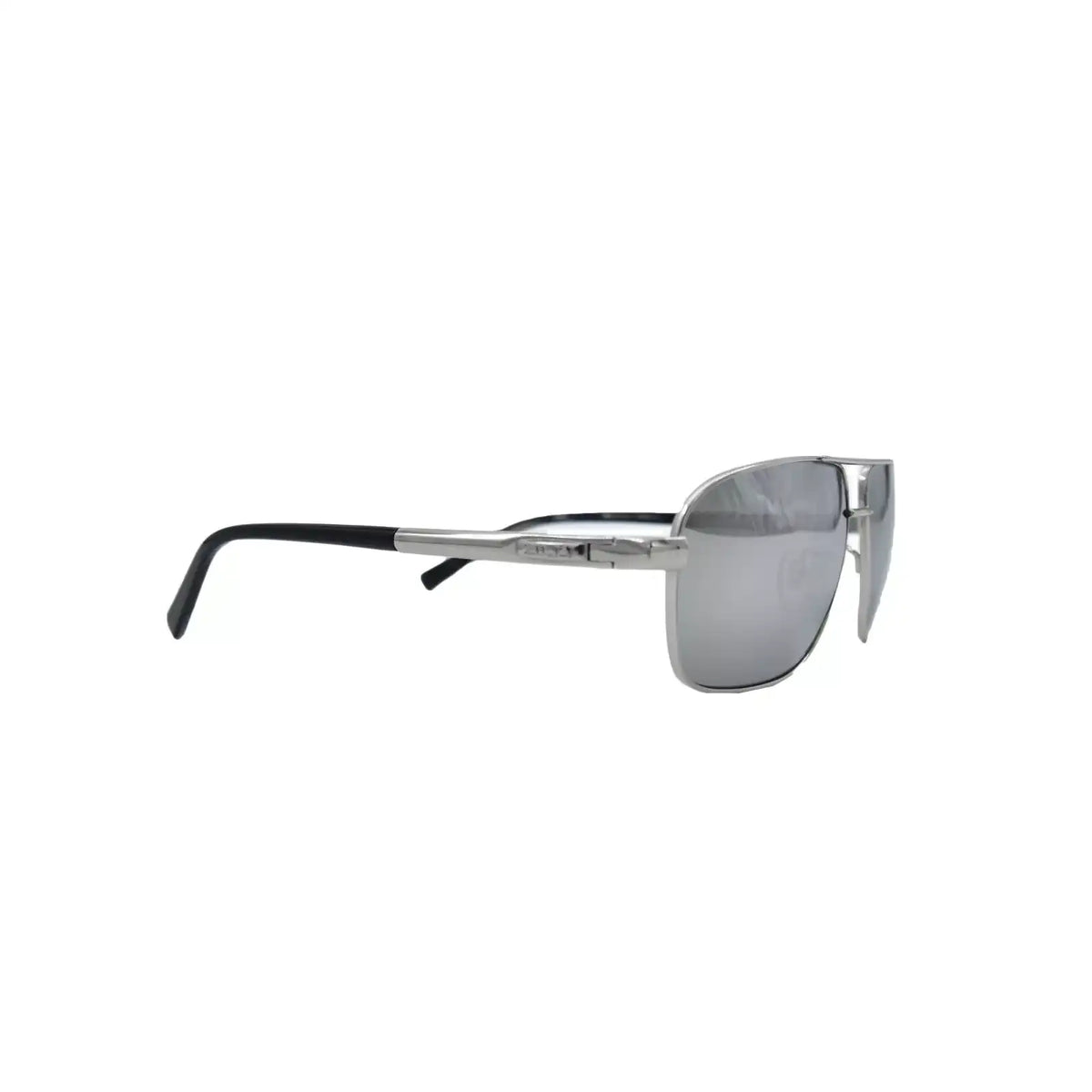 ZILLI Silver Titanium Acetate Sunglasses