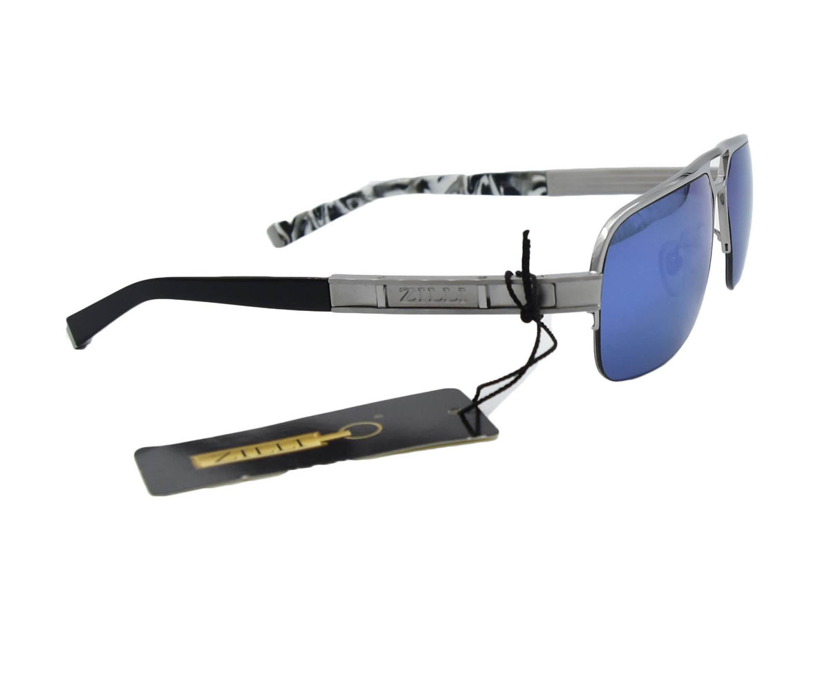 Zilli ZILLI Silver Titanium Acetate Sunglasses Silver 001