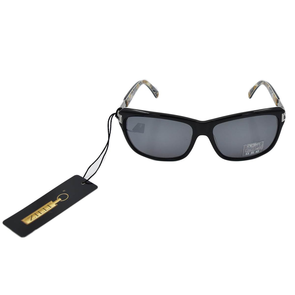 Zilli ZILLI Black Acetate Silk Sunglasses Black 000