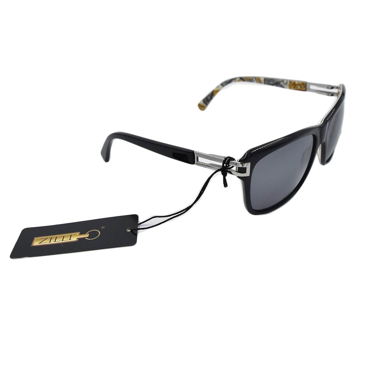 Zilli ZILLI Black Acetate Silk Sunglasses Black 001