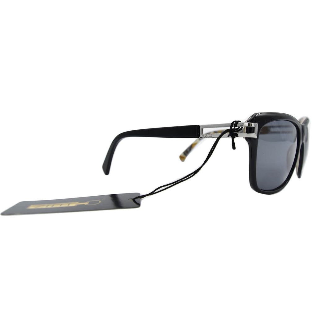 ZILLI Black Acetate Silk Sunglasses